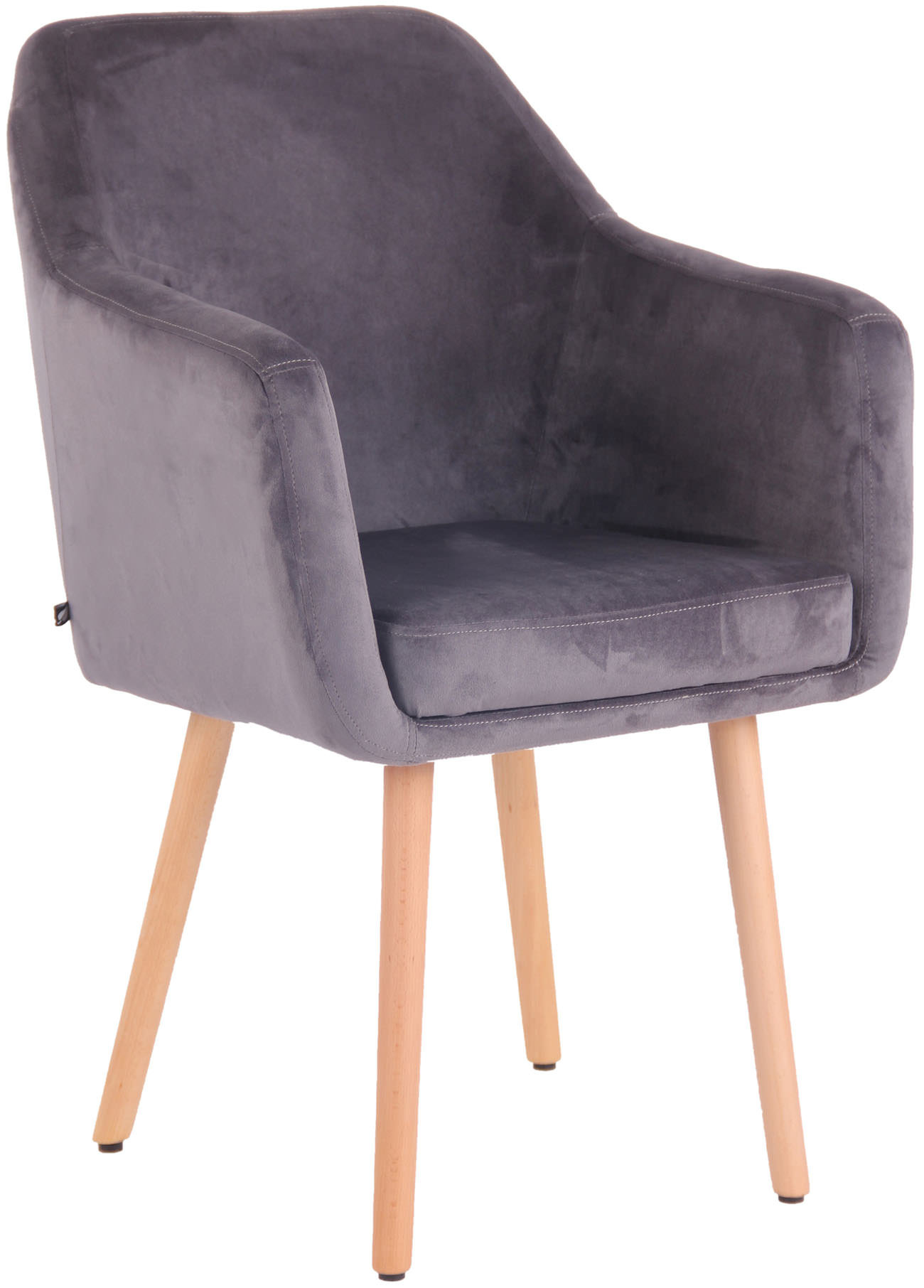 KantoormeubelenPlus Eetkamerstoel Bornholm Velvet N