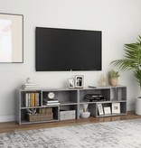 vidaXL Tv-meubel 149x30x52 cm spaanplaat betongrijs