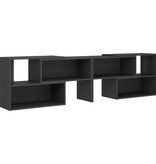 vidaXL Tv-meubel 149x30x52 cm spaanplaat grijs