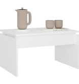 vidaXL Salontafel 68x50x38 cm spaanplaat wit