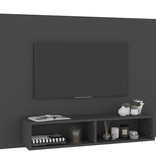 vidaXL Tv-wandmeubel 120x23,5x90 cm spaanplaat grijs