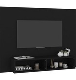 vidaXL Tv-wandmeubel 120x23,5x90 cm spaanplaat zwart