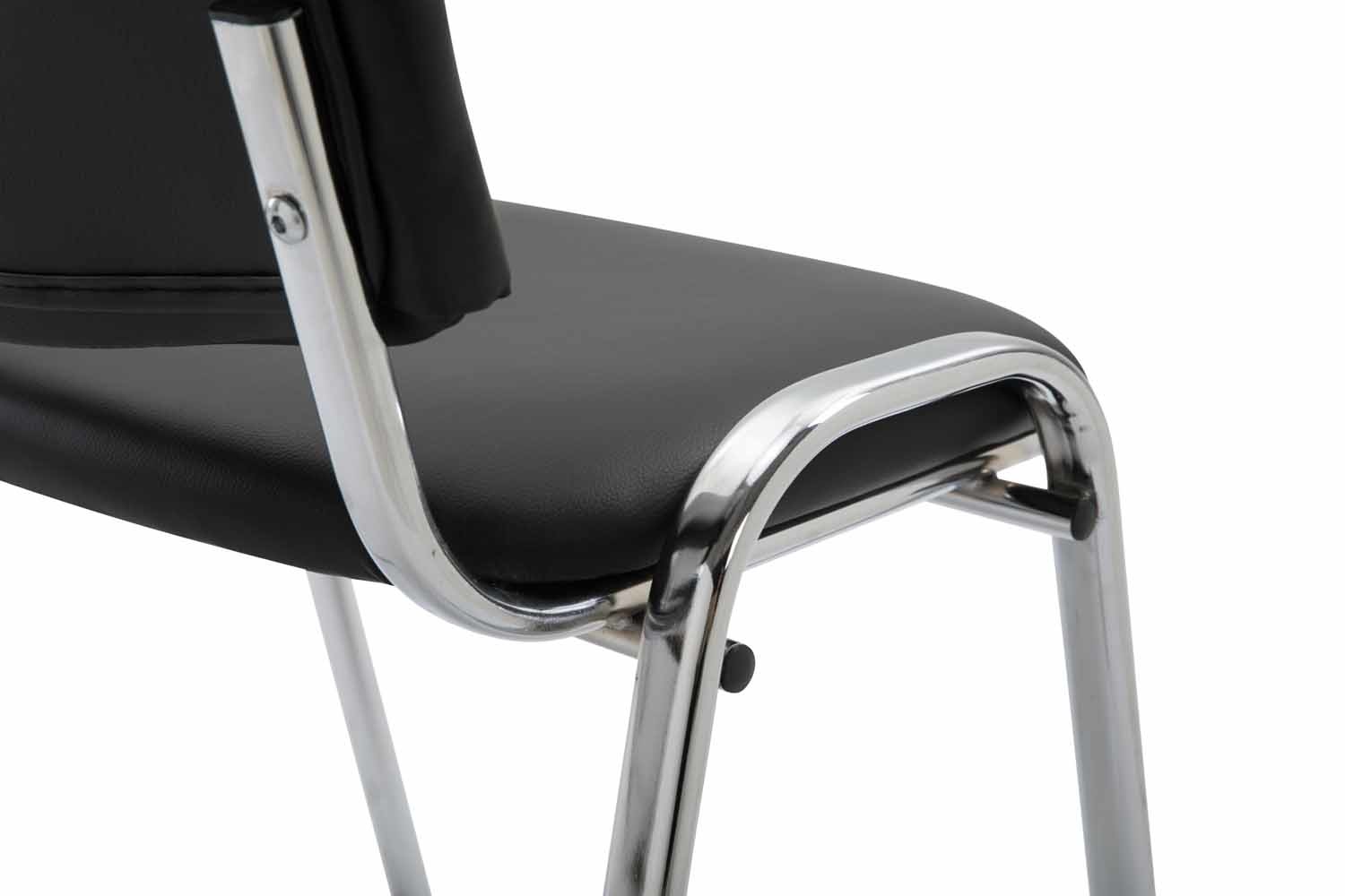 KantoormeubelenPlus Stapelbare Bezoekers - Conferentiestoel Fano C Kunstleer