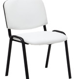 KantoormeubelenPlus Stapelbare Bezoekers - Conferentiestoel Fano Z Kunstleer