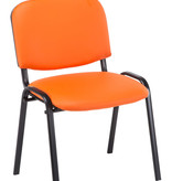 KantoormeubelenPlus Stapelbare Bezoekers - Conferentiestoel Fano Z Kunstleer