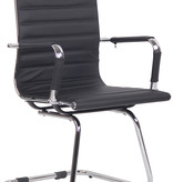 KantoormeubelenPlus Bezoekers - Vergaderstoel Brando Echt leer