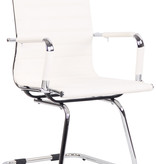 KantoormeubelenPlus Bezoekers - Vergaderstoel Brando Echt leer