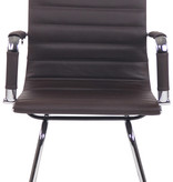 KantoormeubelenPlus Bezoekers - Vergaderstoel Brando Echt leer