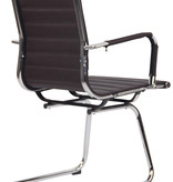 KantoormeubelenPlus Bezoekers - Vergaderstoel Brando Echt leer