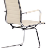 KantoormeubelenPlus Bezoekers - Vergaderstoel Brando Echt leer