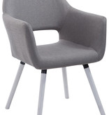 KantoormeubelenPlus Eetkamer - Vergaderstoel Eura Stof WE