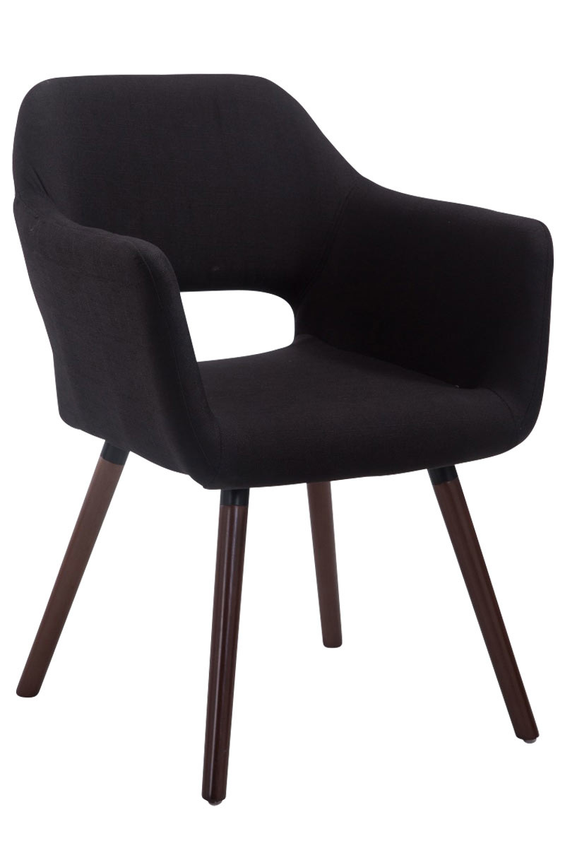 KantoormeubelenPlus Eetkamer - Vergaderstoel Eura Stof WALE