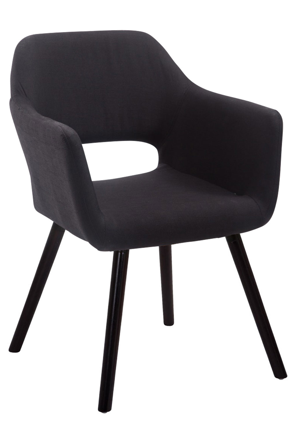 KantoormeubelenPlus Eetkamer - Vergaderstoel Eura Stof K