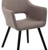 KantoormeubelenPlus Eetkamer - Vergaderstoel Eura Stof K