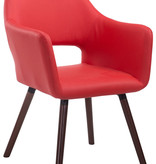 KantoormeubelenPlus Eetkamer - Vergaderstoel Eura Kunstleer WALE