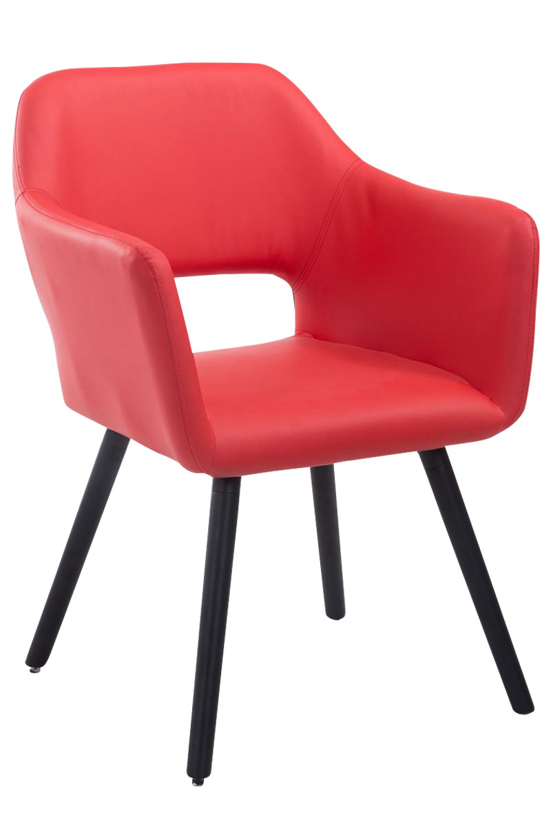 KantoormeubelenPlus Eetkamer - Vergaderstoel Eura Kunstleer ZE