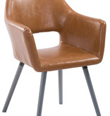 KantoormeubelenPlus Eetkamer - Vergaderstoel Eura Kunstleer G