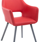 KantoormeubelenPlus Eetkamer - Vergaderstoel Eura Kunstleer G