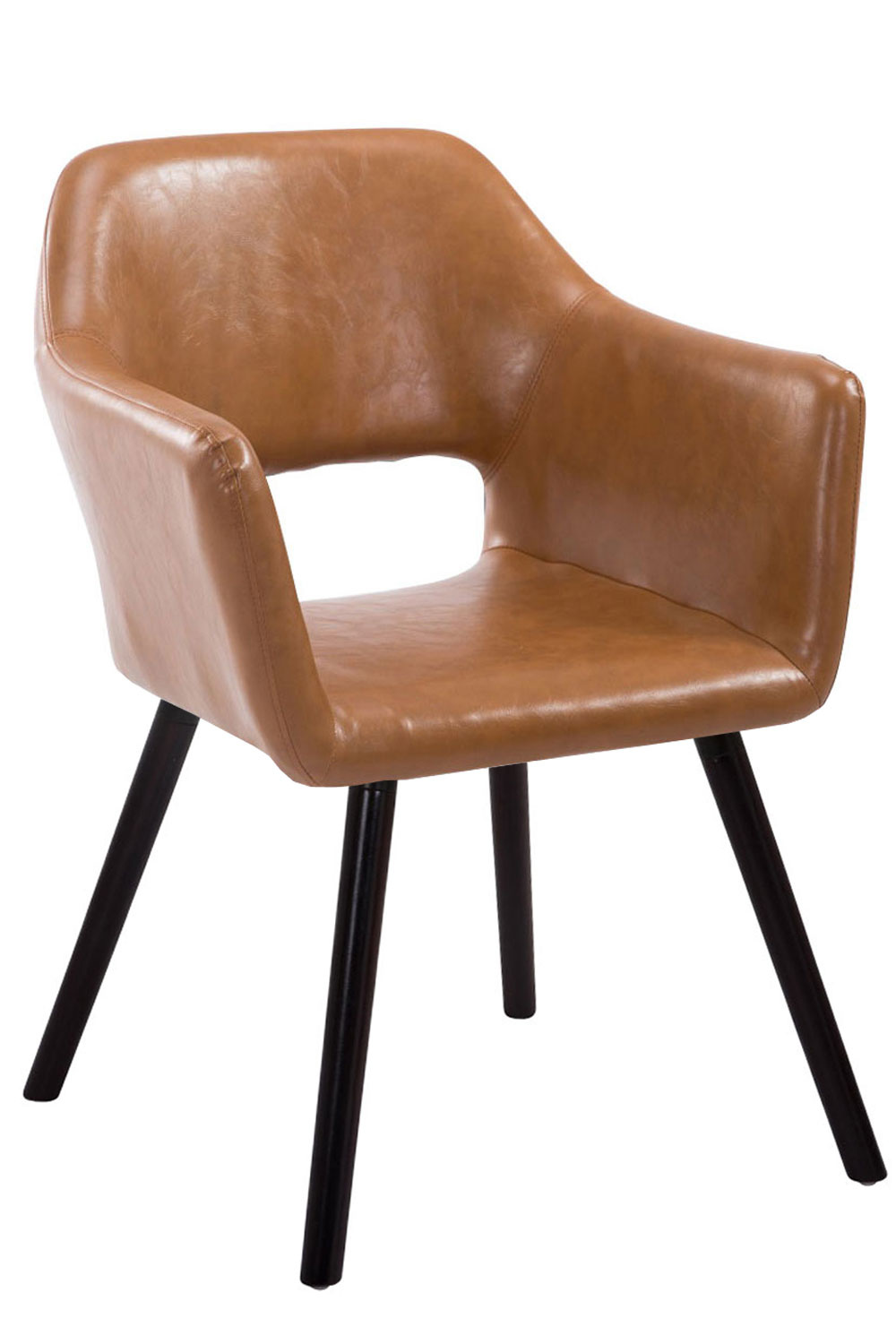 KantoormeubelenPlus Eetkamer - Vergaderstoel Eura Kunstleer K