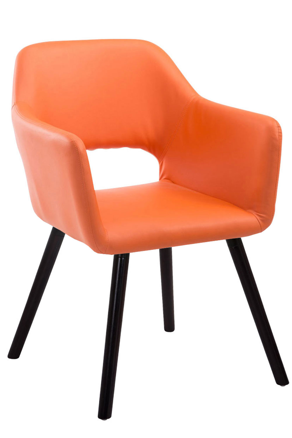 KantoormeubelenPlus Eetkamer - Vergaderstoel Eura Kunstleer K