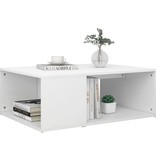 VidaXL Salontafel 90x67x33 cm spaanplaat wit
