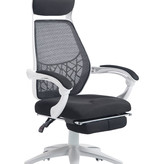 KantoormeubelenPlus Bureaustoel Hanko Mesh Stof met voetensteun