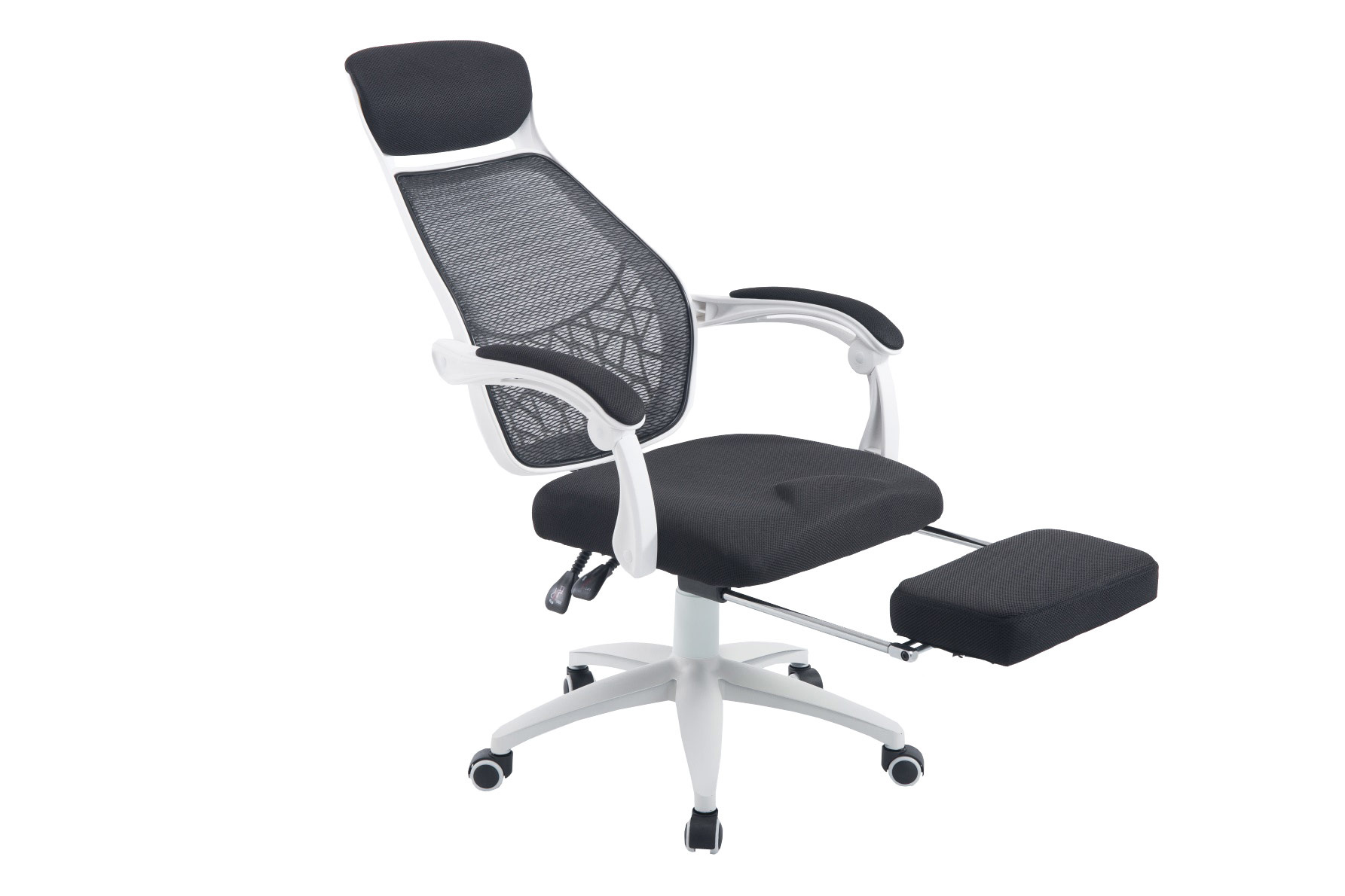 KantoormeubelenPlus Bureaustoel Hanko Mesh Stof met voetensteun