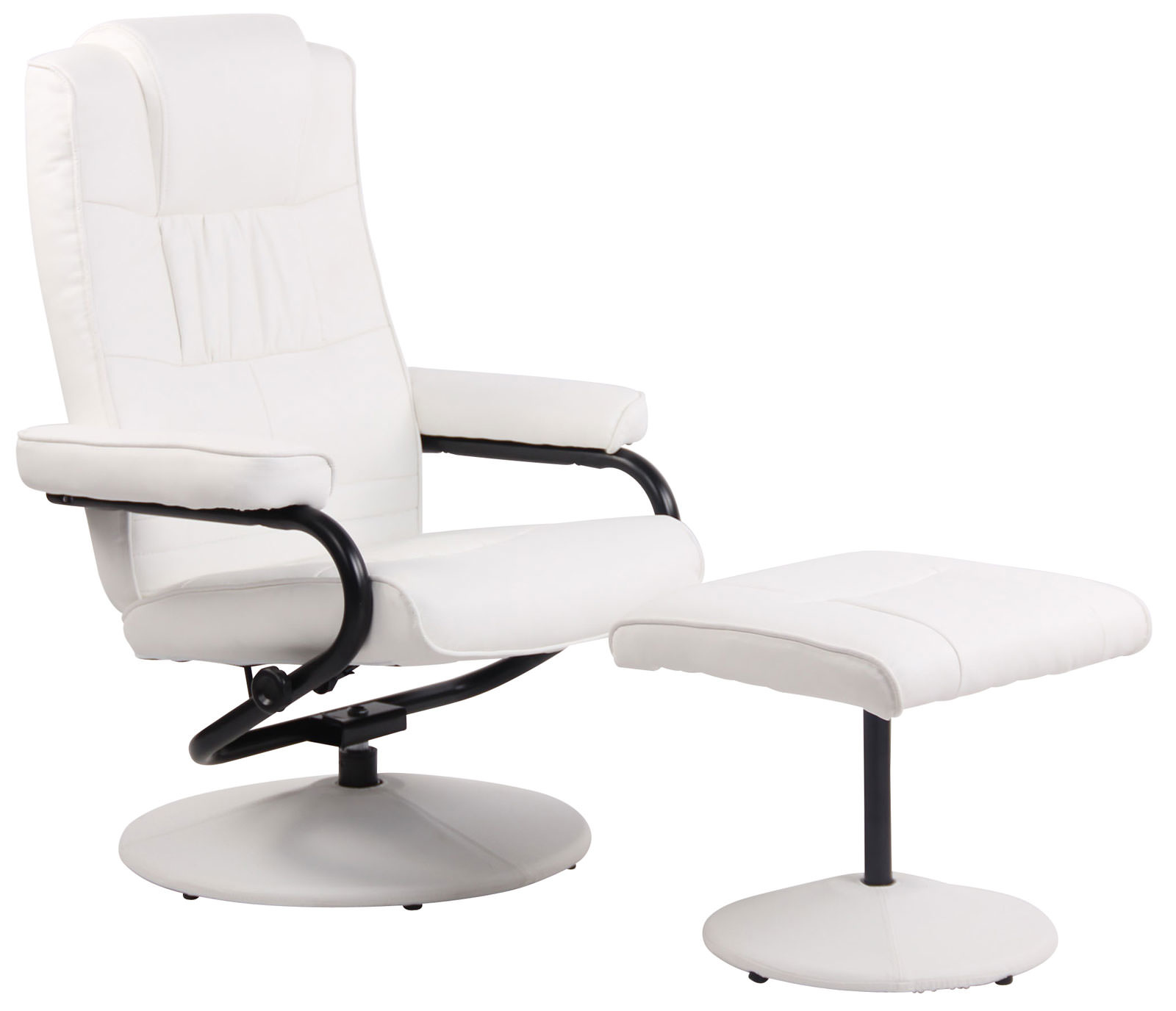 KantoormeubelenPlus Fauteuil Ii Kunsteer met hocker