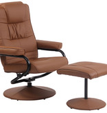 KantoormeubelenPlus Fauteuil Ii Kunsteer met hocker