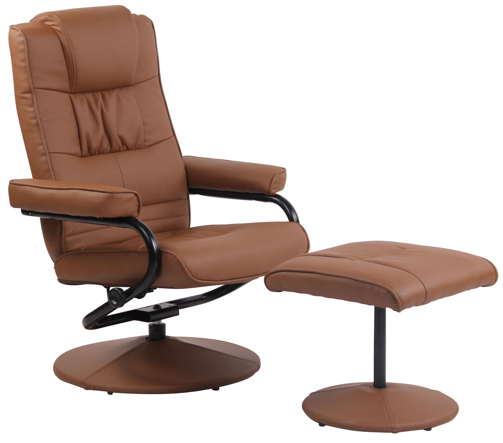 KantoormeubelenPlus Fauteuil Ii Kunsteer met hocker