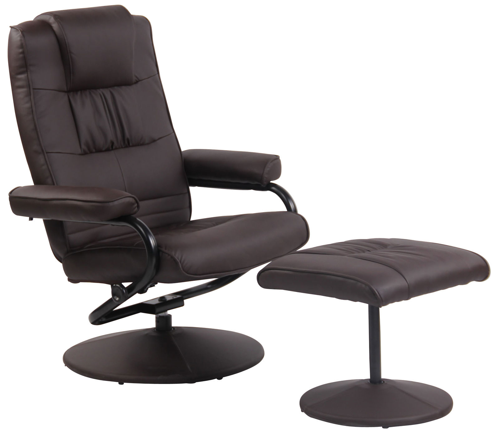 KantoormeubelenPlus Fauteuil Ii Kunsteer met hocker