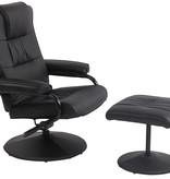 KantoormeubelenPlus Fauteuil Ii Kunsteer met hocker