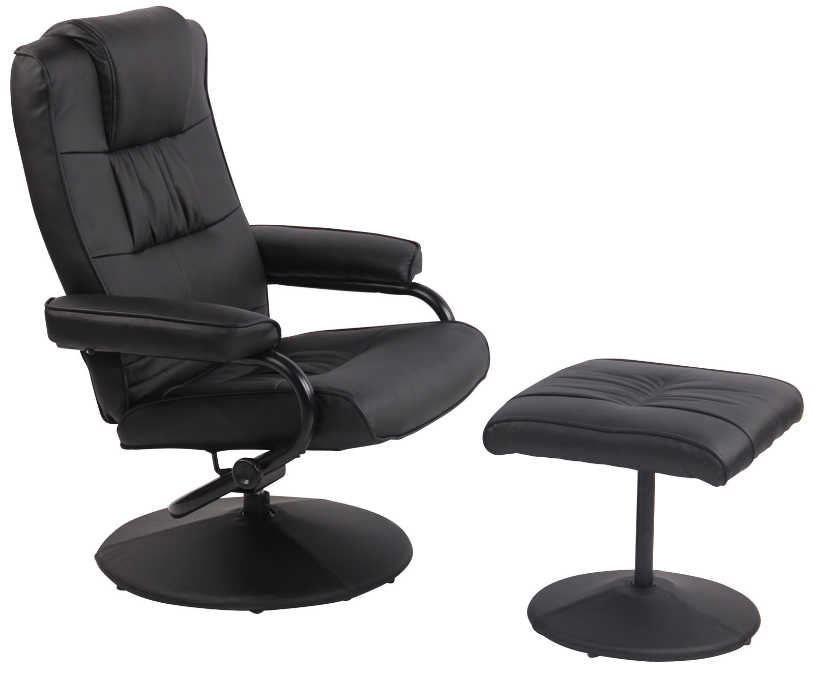 KantoormeubelenPlus Fauteuil Ii Kunsteer met hocker