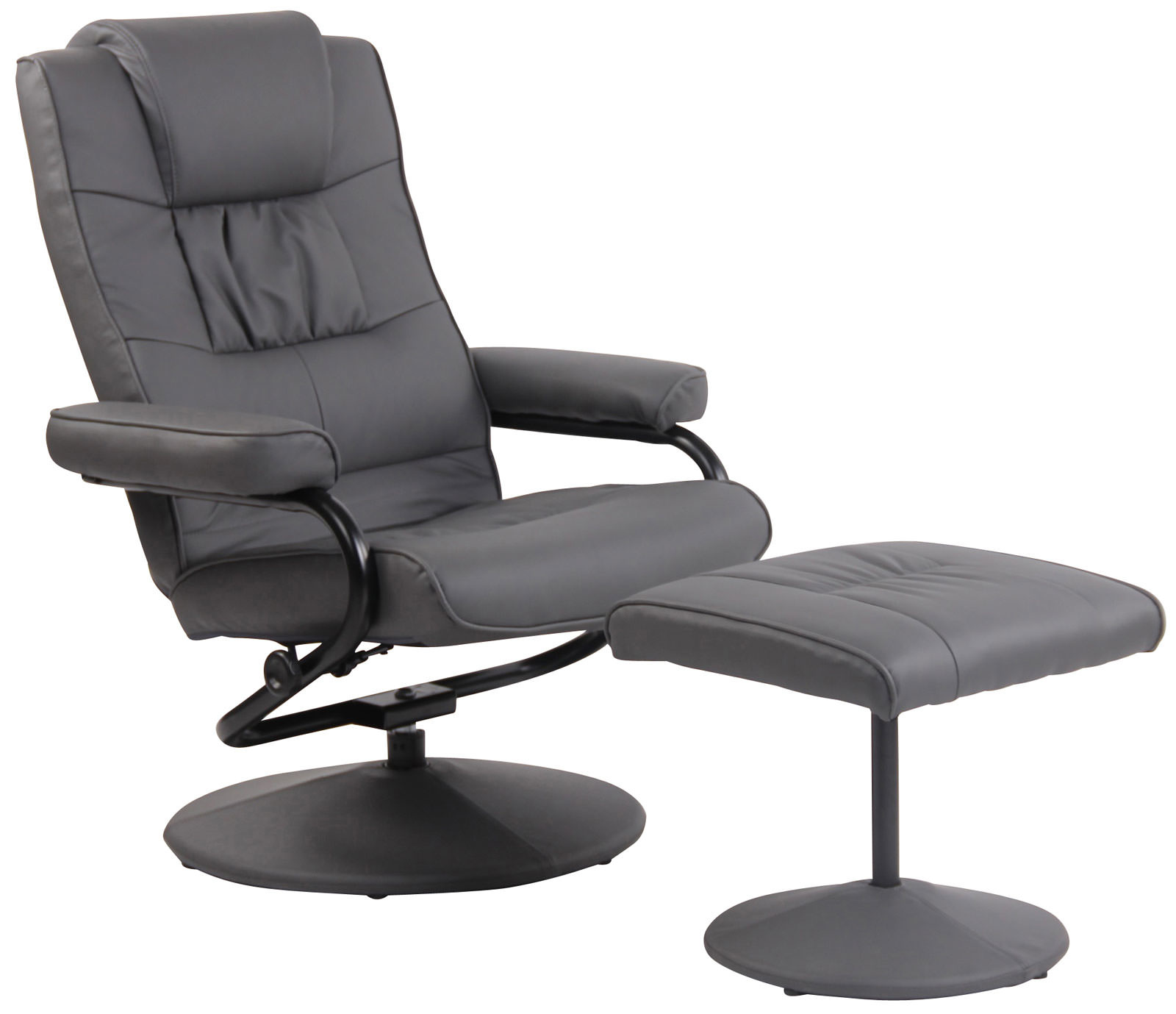 KantoormeubelenPlus Fauteuil Ii Kunsteer met hocker