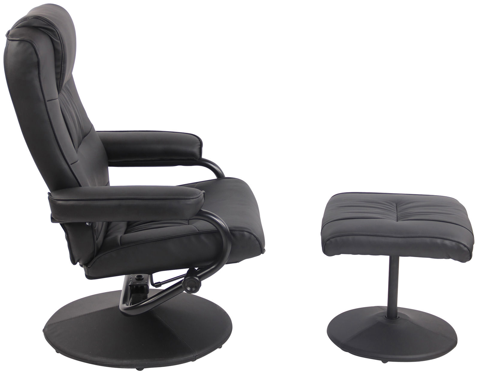 KantoormeubelenPlus Fauteuil Ii Kunsteer met hocker