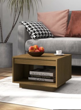 VidaXL Salontafel 50x50x33,5 cm massief grenenhout honingbruin
