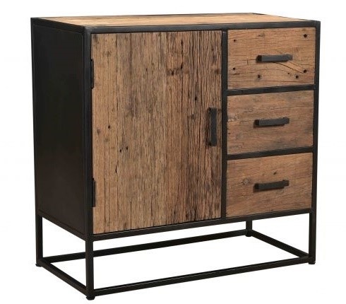 KantoormeubelenPlus Industrieel Dressoir Veteli 90 x 90 cm