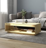 VidaXL Salontafel 110x50x33,5 cm massief grenenhout