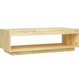 VidaXL Salontafel 110x50x33,5 cm massief grenenhout