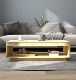 VidaXL Salontafel 110x50x33,5 cm massief grenenhout