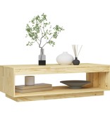 VidaXL Salontafel 110x50x33,5 cm massief grenenhout