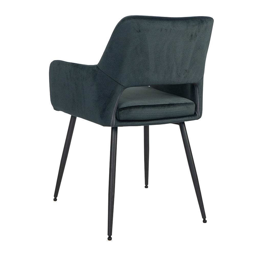 KantoormeubelenPlus Eetkamer - Vergaderstoel Tohmajarvi Velvet of Eco leer