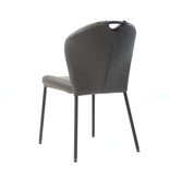 KantoormeubelenPlus Stapelbare Eetkamer - Conferentiestoel Sysma Eco Leer