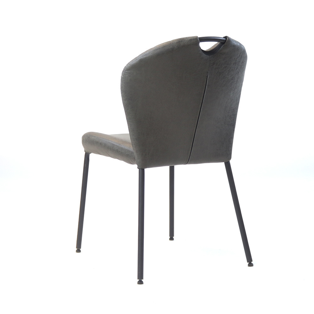 KantoormeubelenPlus Stapelbare Eetkamer - Conferentiestoel Sysma Eco Leer