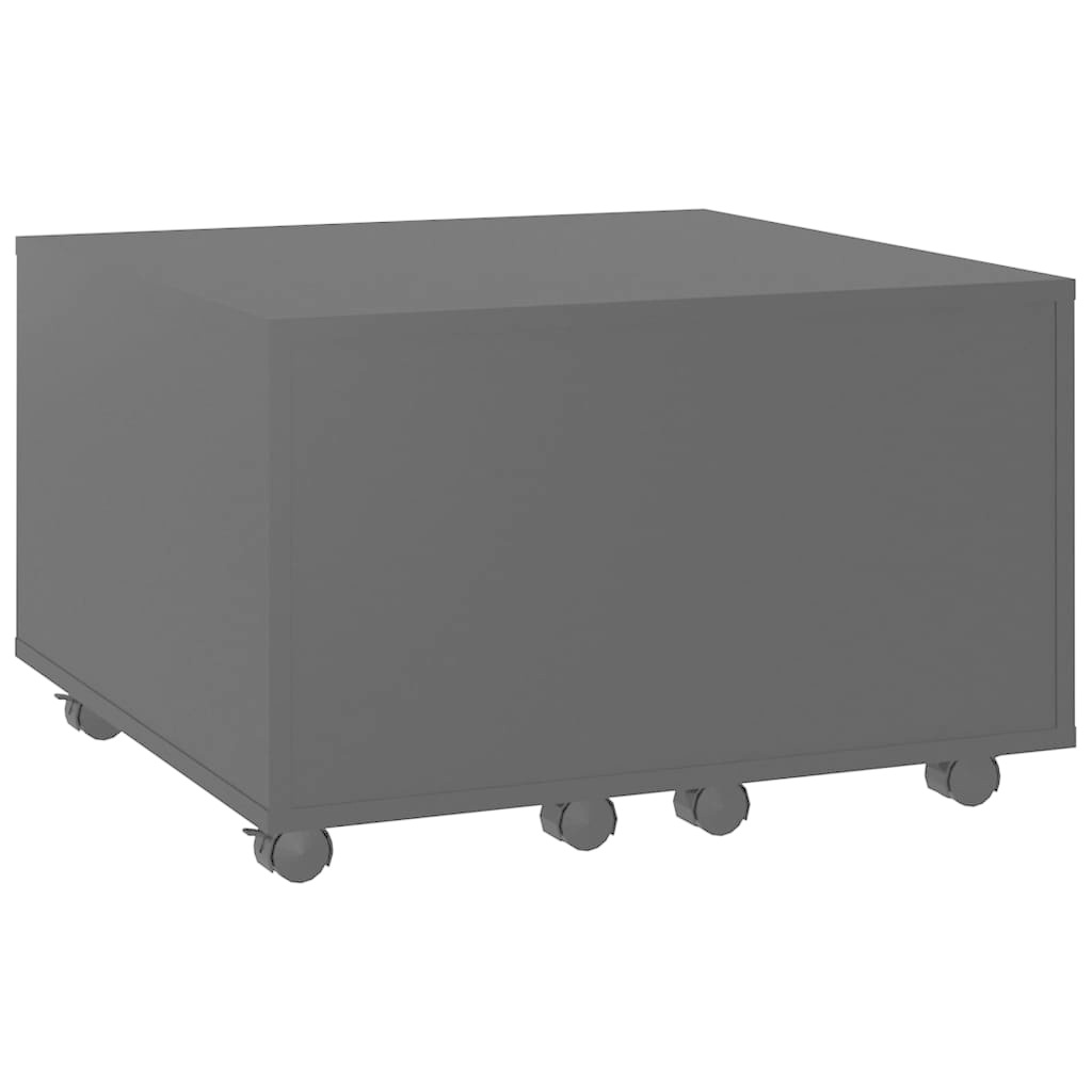 VidaXL Salontafel 60x60x38 cm spaanplaat zwart