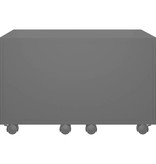 VidaXL Salontafel 60x60x38 cm spaanplaat zwart