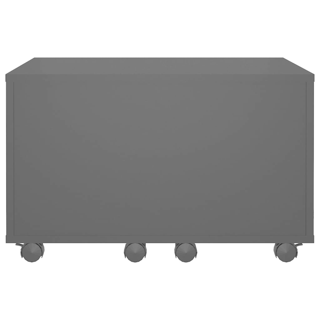 VidaXL Salontafel 60x60x38 cm spaanplaat zwart
