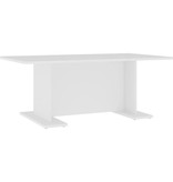VidaXL Salontafel 103,5x60x40 cm spaanplaat wit
