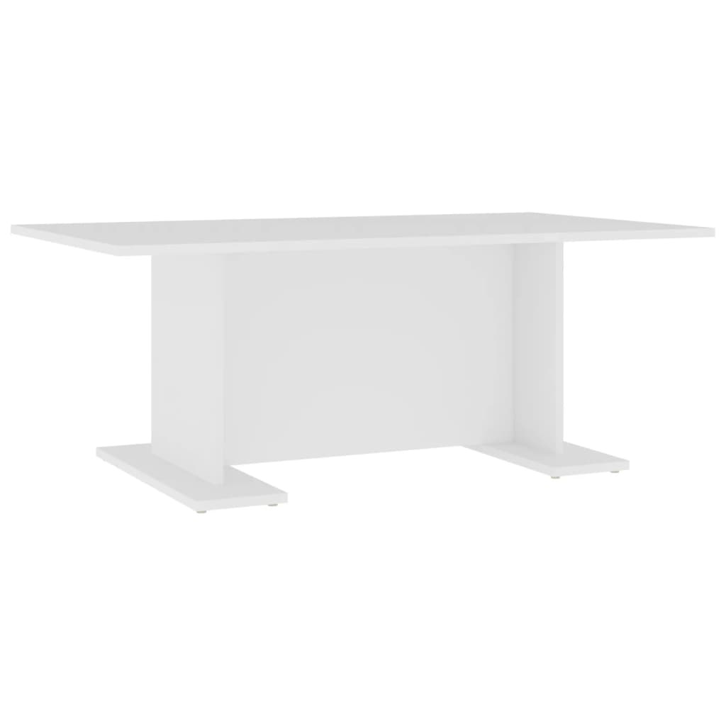 VidaXL Salontafel 103,5x60x40 cm spaanplaat wit