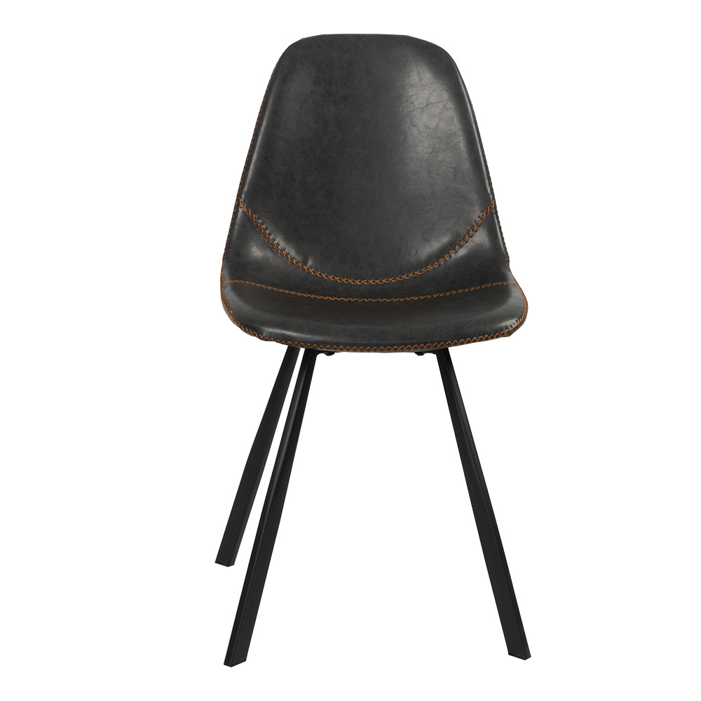 KantoormeubelenPlus Eetkamer - Vergaderstoel Sund Velvet of Eco Leer